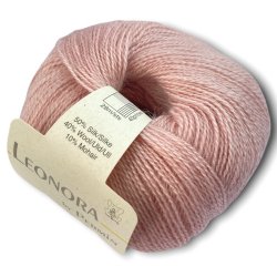 Leonora by Permin, sart rosa, fv 11, pr. 25 g.