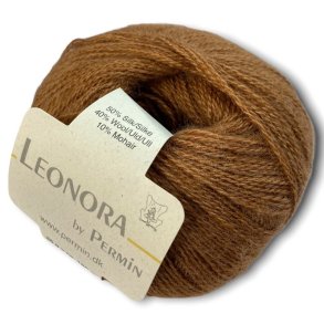 Leonora by Permin, camel, fv 15, pr. 25 g.