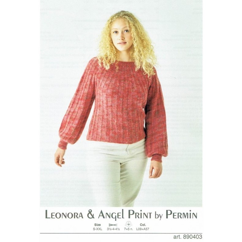 Leonora by Permin, hindbr, fv 09, pr. 25 g.