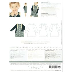 MiniKrea 50025 Flsekjole, str. 0 - 10 r