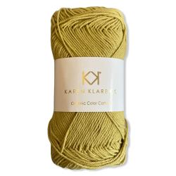 Faded Yellow. �kologisk bomuldsgarn. Karen Klarb�k. Pr. 50 g.