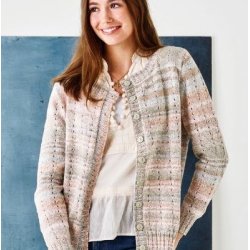 Maja Color by Permin bomuldsgarn, sand/grn, fv. 14, pr. 50 g.