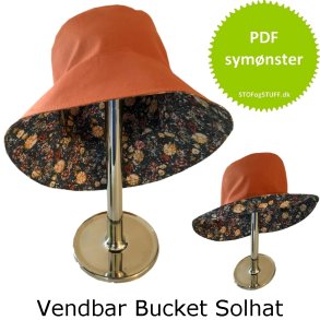 PDF symnster. Vendbar Bucket Solhat til hele familien, 5 str.