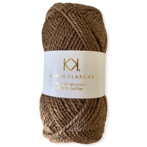 Plastikflaske garn, Bronze. Til French Market Bag. Pr. 50 g.