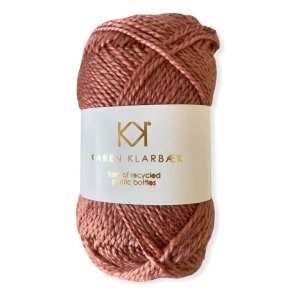 Plastikflaske garn, Dark Old Rose, pr. 50 g.