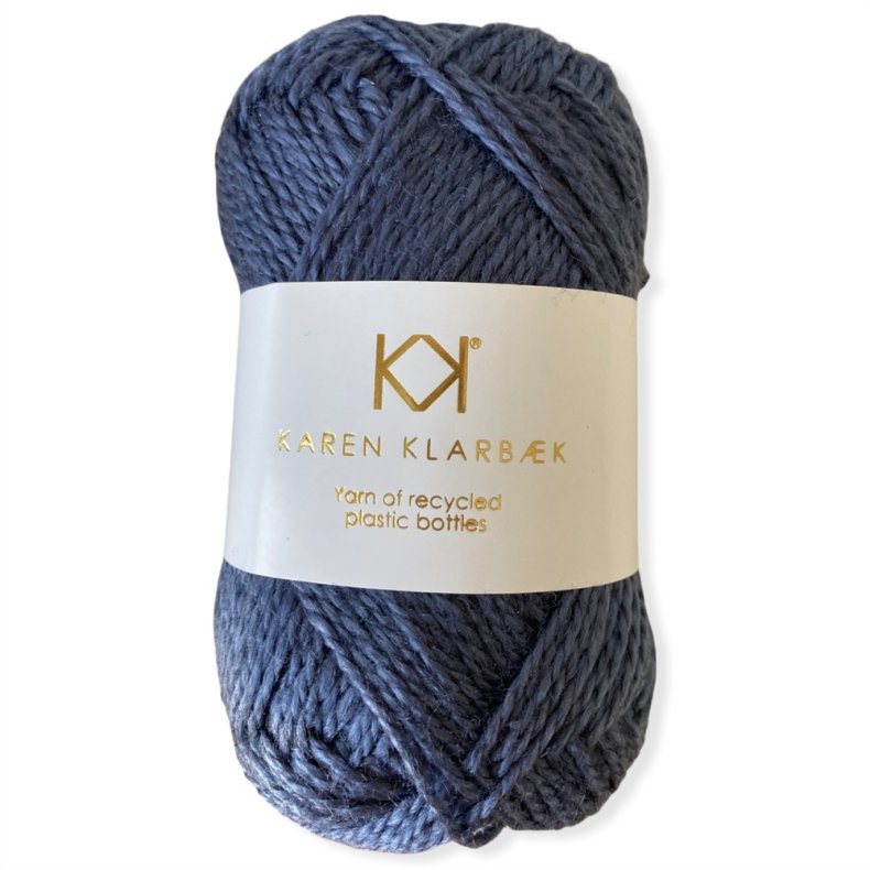 Plastikflaske garn, Steel Grey, pr. 50 g.