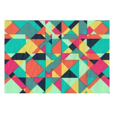 Bomuldsstof - grafisk, prikker, striber, tern