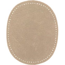 Albuelapper, �gte ruskind, ovale i 6 farver, pr. par