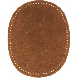 Albuelapper, �gte ruskind, ovale i 6 farver, pr. par