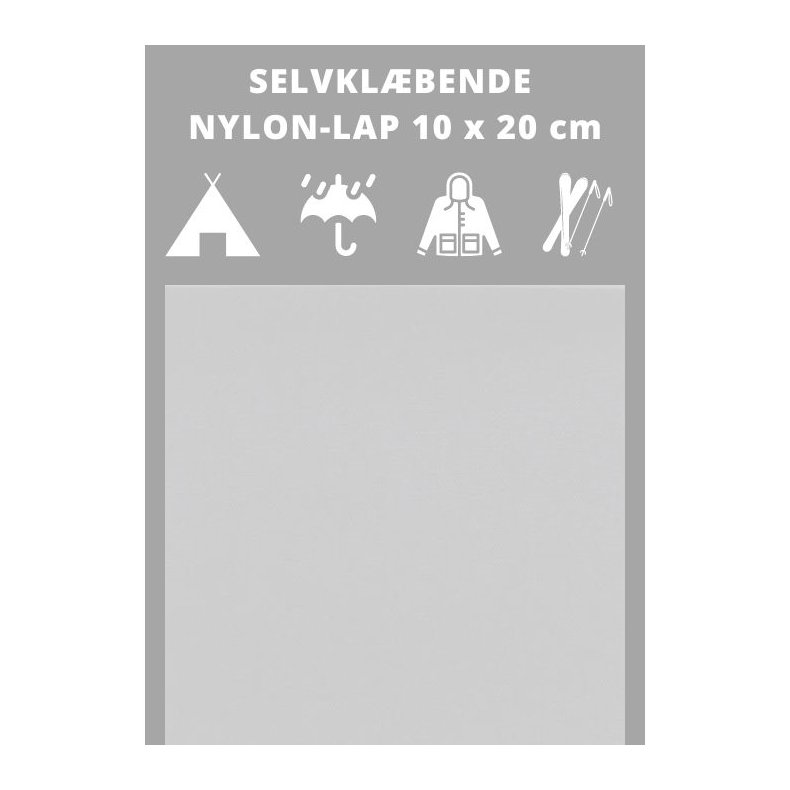 Selvklbende lap, transparent. Reparationslap.