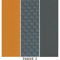 Stofpakke. Akryl-coatet stof til 3 spisesmkke