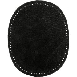 Albuelapper, �gte ruskind, ovale i 6 farver, pr. par