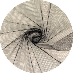 Sort tyl stof i meterml, pr. m.