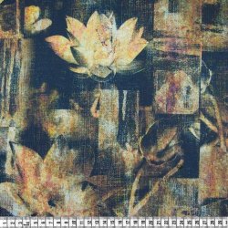 Kraftigt twill stof. Lotus, pr. m.