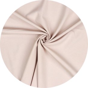 Viskose poplinstof m. strk. Ensfarvet lys rosa, pr. m.