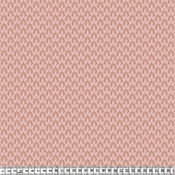 Viskose poplinstof m. strk. Petit Bloom, dusty rose, pr. m.