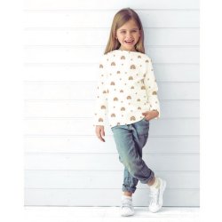 kologisk Sweatstof, Regnbuer, rust, pr. m