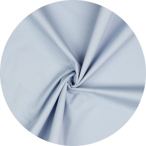 Stof. Twill med strk, lysebl,  pr. m.