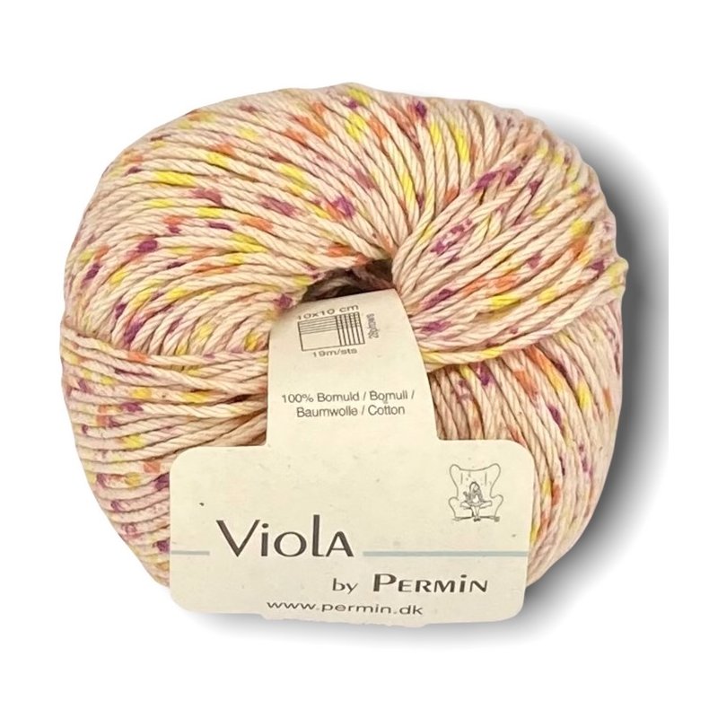 Viola by Permin, gul, fv. 01, pr. 50 g.