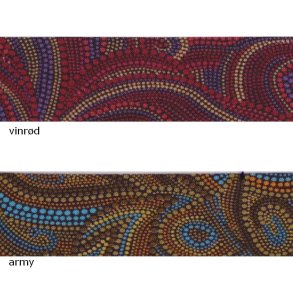 Kantebnd med prik mnster, Ponge, 2 farver, pr. m.