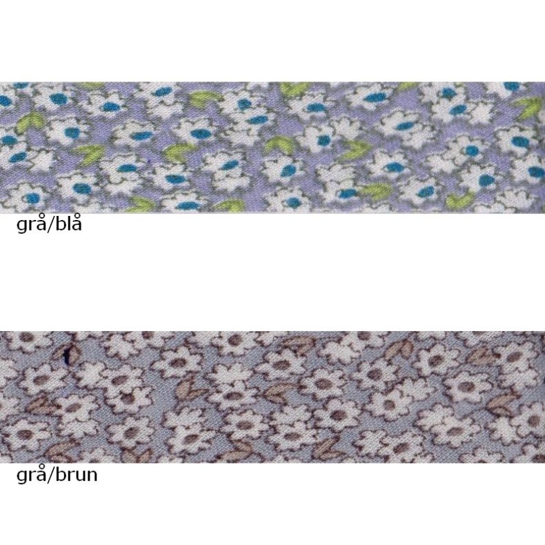 Kantebnd med Bellis mnster, 2 farver, pr. m.