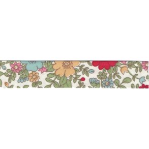 Skrbnd med blomsterprint a la Liberty, rd, pr. m.