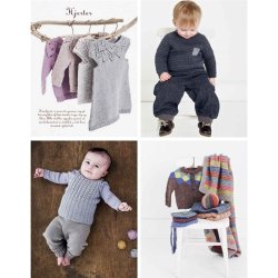 Babystrik p� pinde 3&frac12;-4, strikkeh�fte af Lene Holme Sams�e