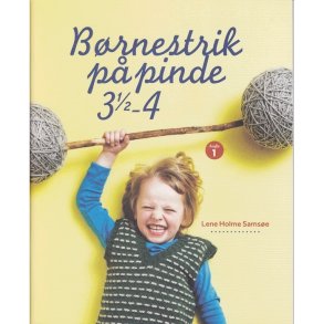 Brnestrik p pinde 3½-4, strikkehfte af Lene Holme Samse