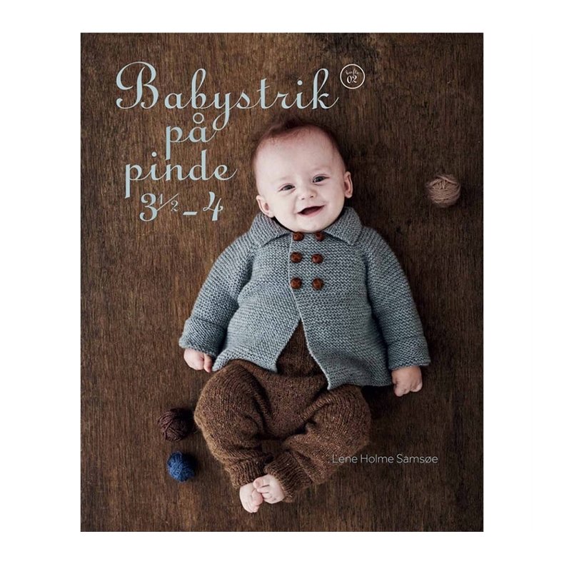 Babystrik p pinde 3&frac12;-4, strikkehfte af Lene Holme Samse