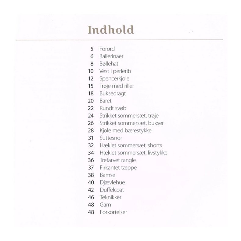 Strikkehftet Sommerbaby af Sys Fredens, pr. stk.