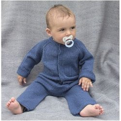 Strikkehftet Vinterbaby af Sys Fredens, pr. stk.