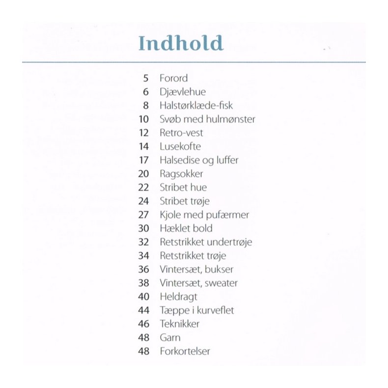 Strikkehftet Vinterbaby af Sys Fredens, pr. stk.