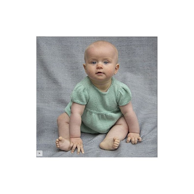 Strikkehftet Vinterbaby af Sys Fredens, pr. stk.