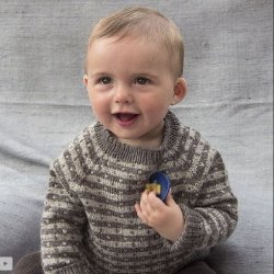 Strikkehftet Vinterbaby af Sys Fredens, pr. stk.