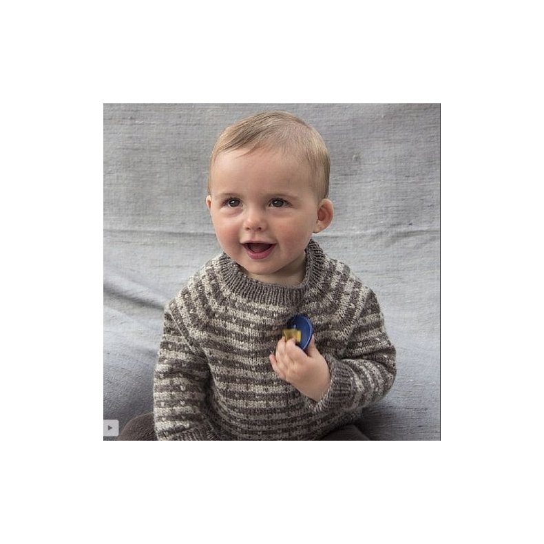 Strikkehftet Vinterbaby af Sys Fredens, pr. stk.