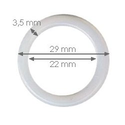 Silikone ringe til sutter / suttekde, pr. stk. fra