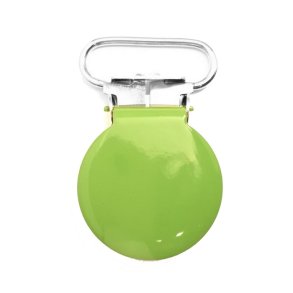 Clips. Seleclips, suttekde-clips, blegrn, 20 mm