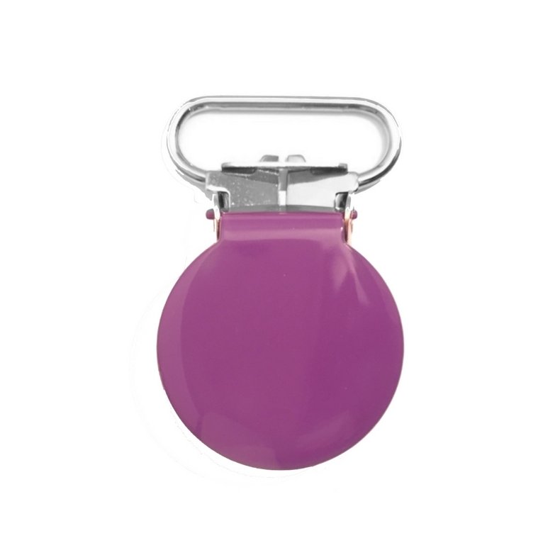 Clips. Seleclips, suttekde-clips, lilla, 20 mm