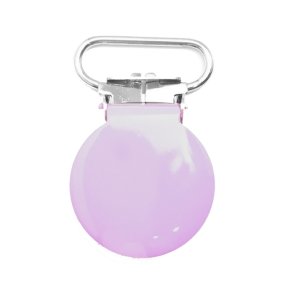 Clips. Seleclips, suttek�de-clips, lyslilla, 25 mm