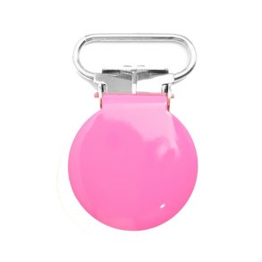 Clips. Seleclips, suttekde-clips, pink, 25 mm