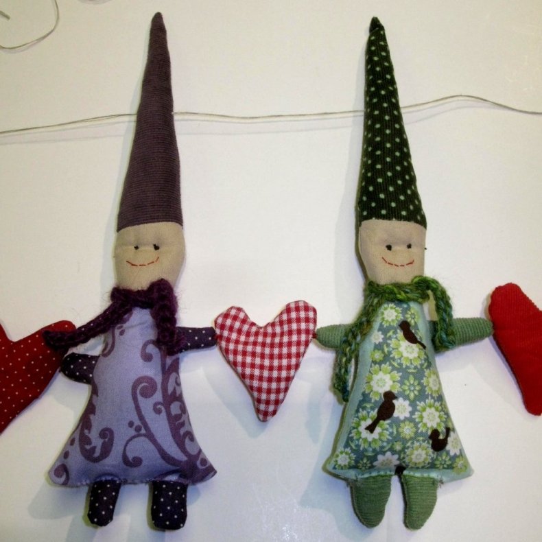 DIY Sy-Kit Jul: Nisse og Hjerte Guirlande