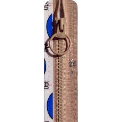 Delbar lynls plast m. ring, beige. 40 cm