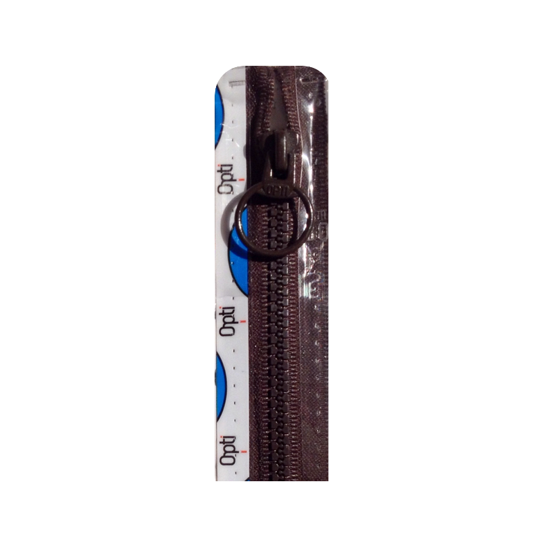 Delbar lynls plast m. ring, brun. 40 cm
