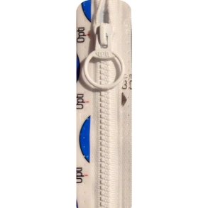 Delbar lynls plast m. ring, hvid. Vlg 35 eller 40 cm