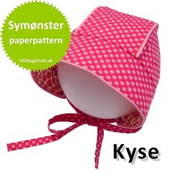 Baby Kyse med Tittekanter, Sym�nster/paper pattern, str. 0-24 mdr.