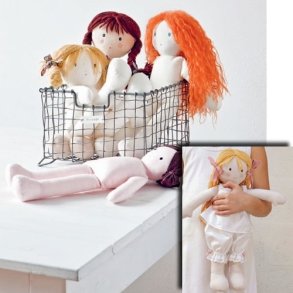 Kludedukker i 3 strrelser. Snitmnster i papir