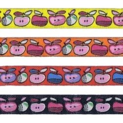 Pyntebnd med bler, 15 mm, pr. m.