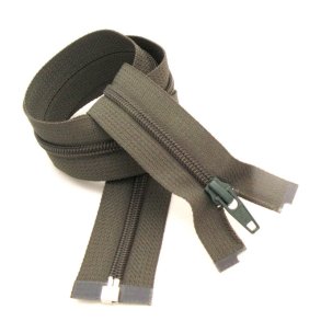 YKK delbar spiral lynl�s 4 mm, army, 65 cm, pr. stk.