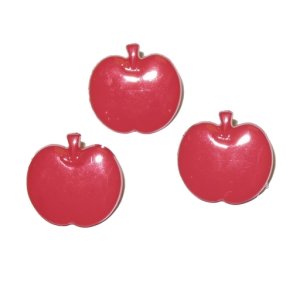 Knap, ble i rd, 14 mm, pr. stk.