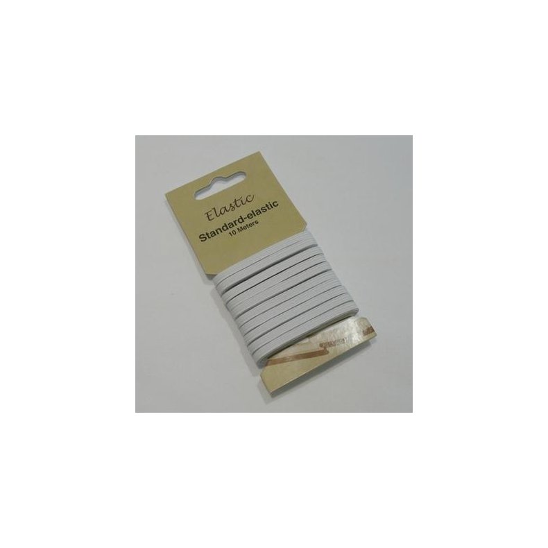 Bukse-elastik 0,6 cm, pr. 10 m. pk.